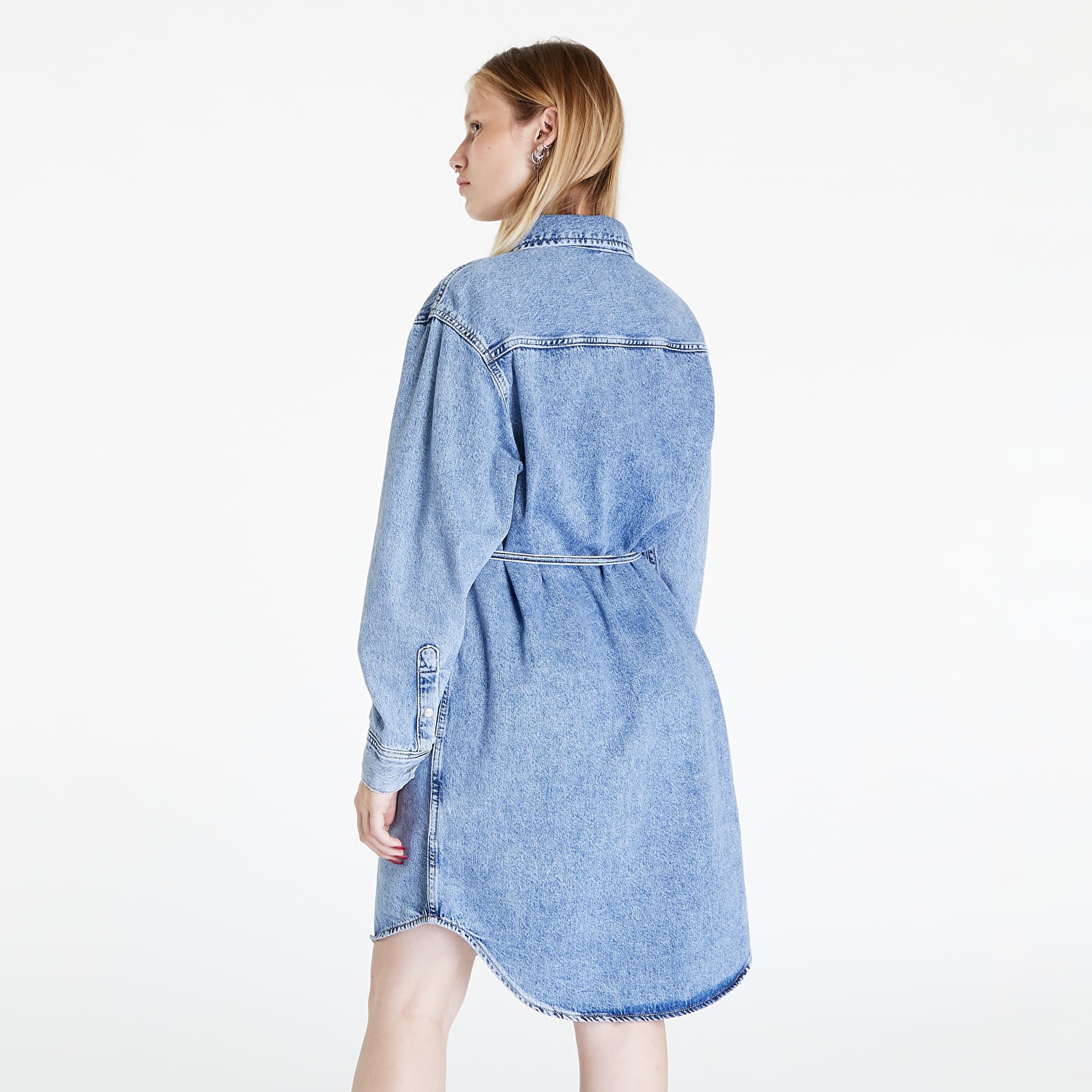 Dress Calvin Klein Jeans Utility Shirt Dress Denim