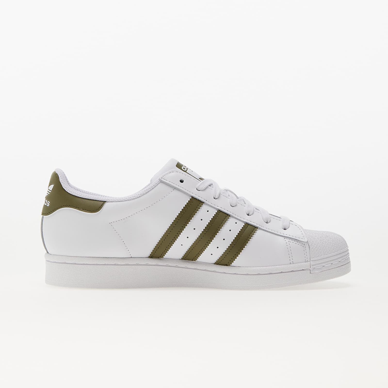 Meeste kingad adidas Superstar Ftw White/ Focus Olive/ Ftw White