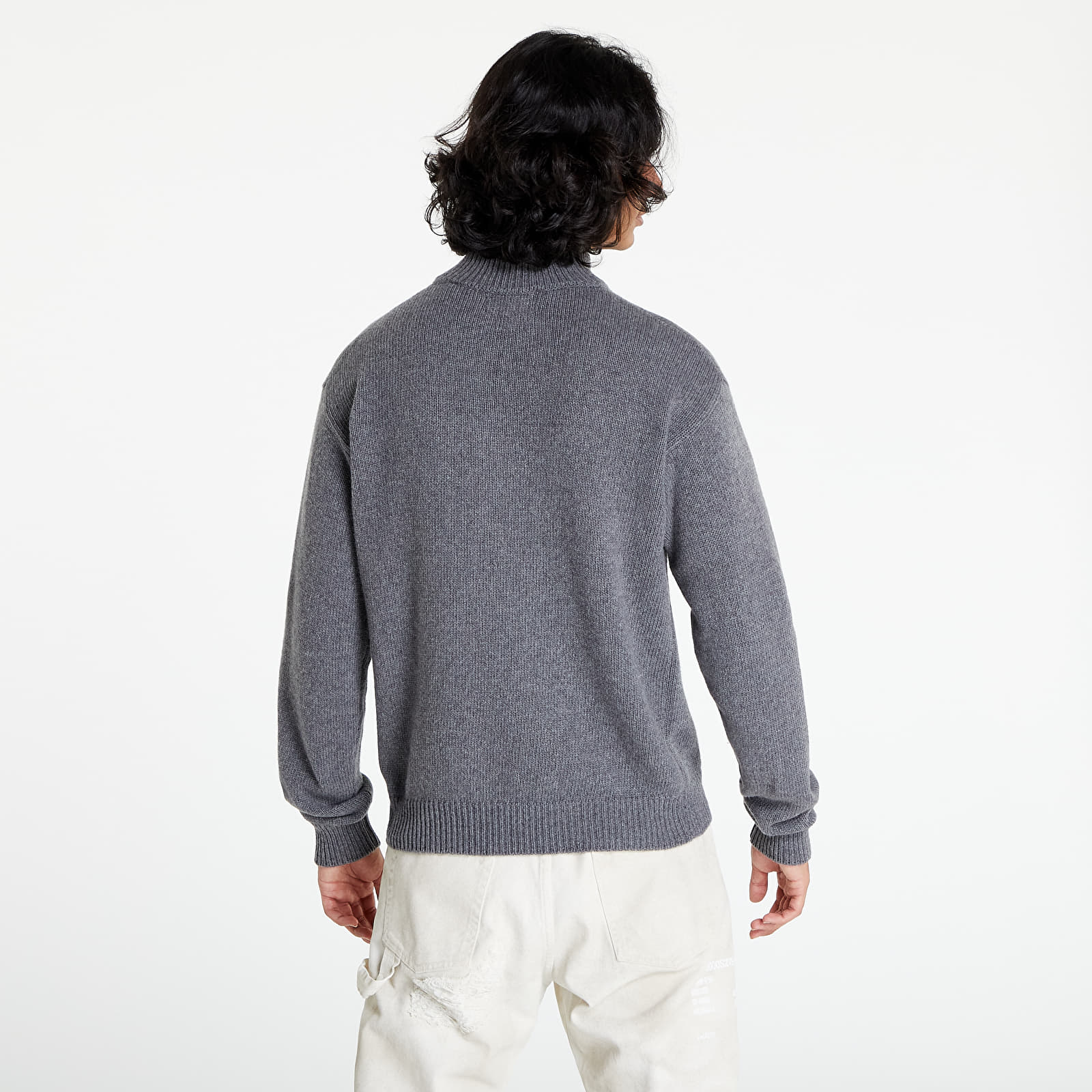 Truien Han Kjøbenhavn Zip Turtleneck Knit Grey
