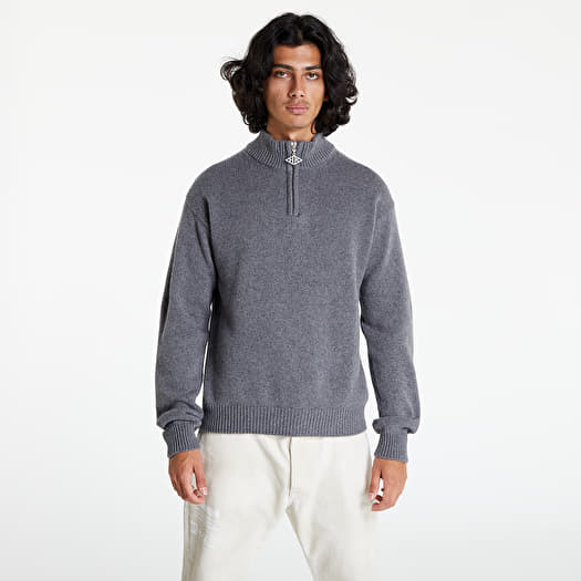 Sweaters Han Kjøbenhavn Zip Turtleneck Knit Grey (M-131772-034