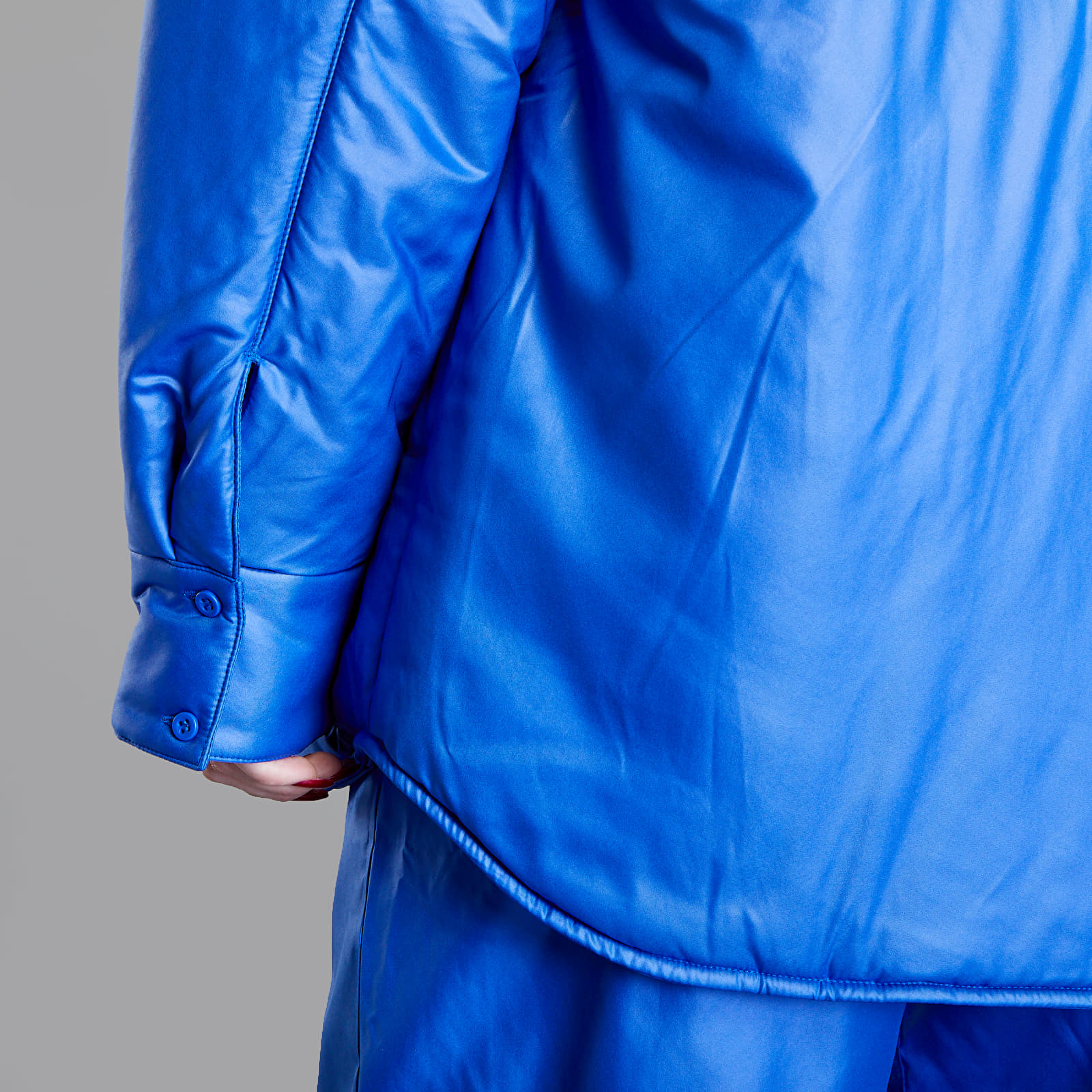 Jakker adidas Blue Version Padded Shirt Jacket Royal Blue
