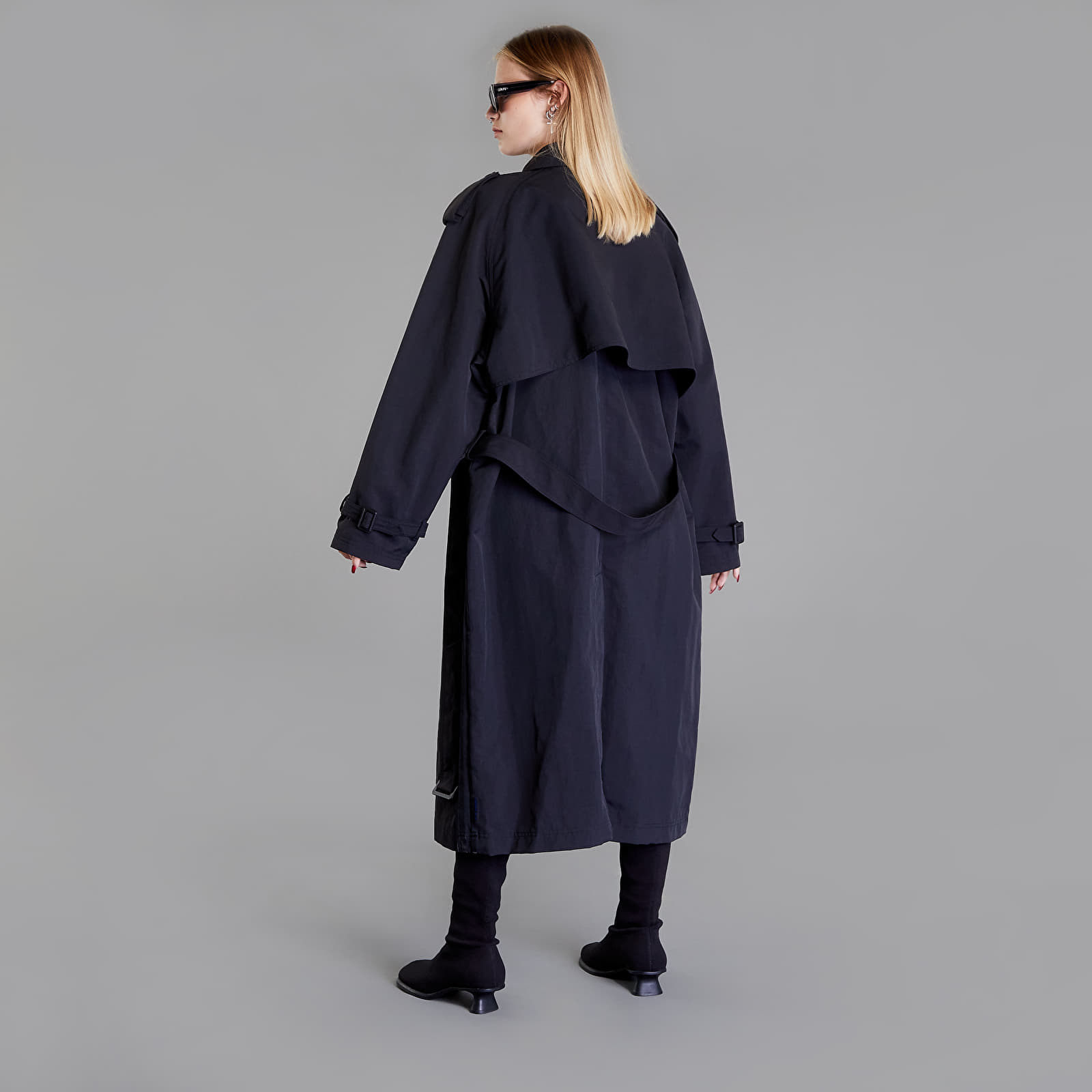 Jacken adidas Blue Version Trench Coat Black