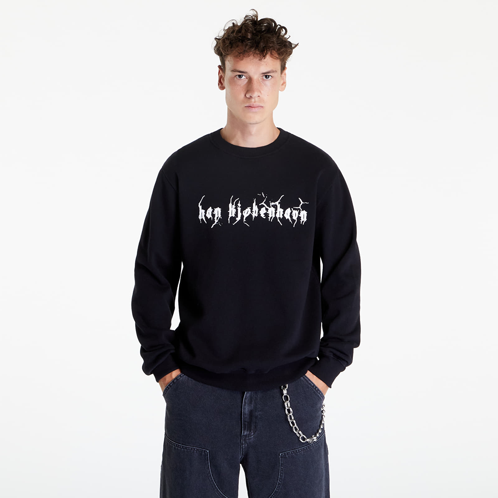 Hoodies and sweatshirts  Han Kjøbenhavn Artwork Regular Crewneck Black
