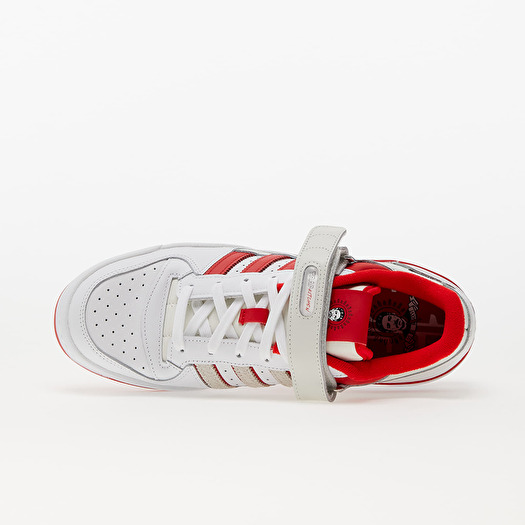 Men s shoes adidas x Trap Kitchen Forum Low Ftw White Ftw White Vivid Red Footshop