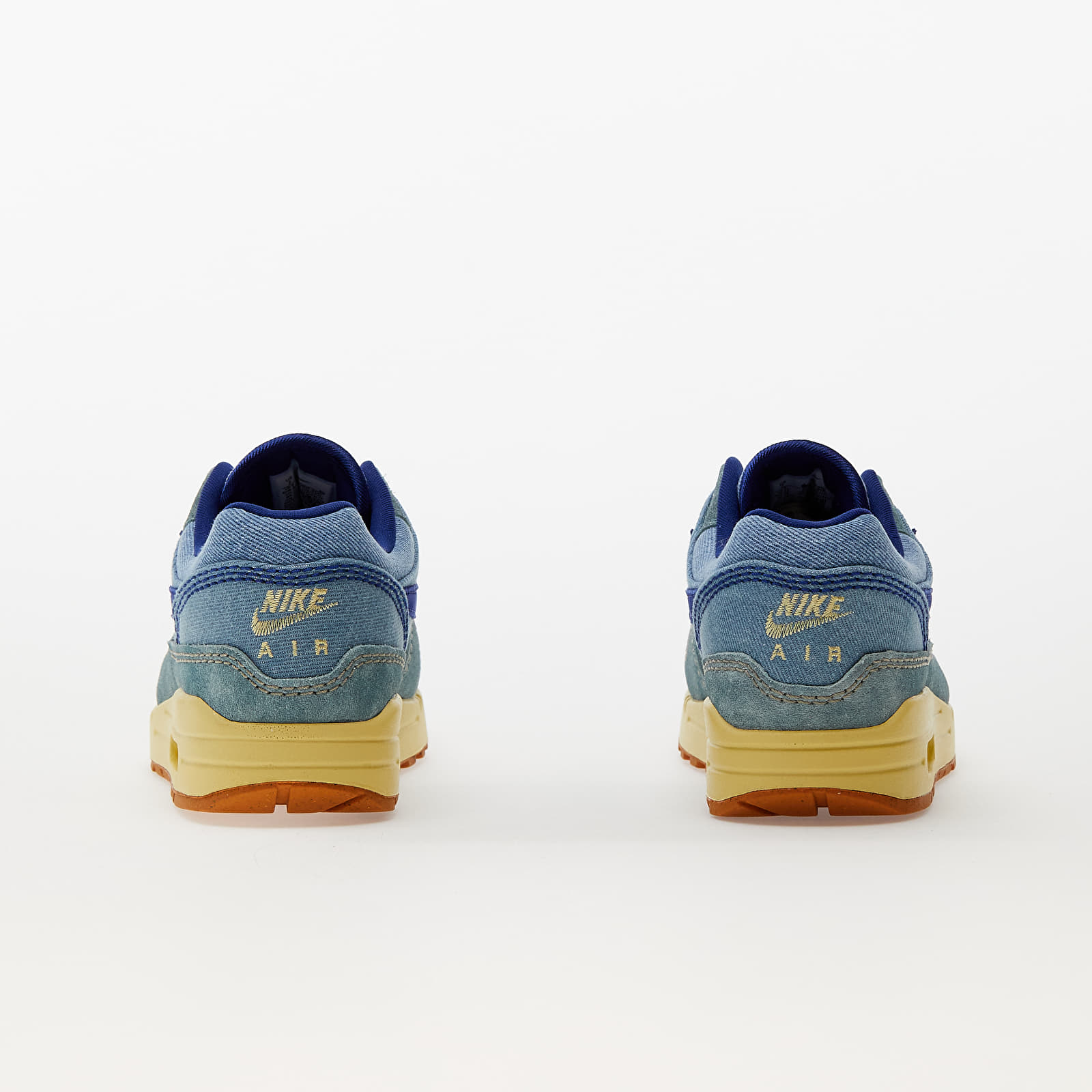 Men s shoes Nike Air Max 1 Premium Mineral Slate Deep Royal Blue Lemon Wash Footshop