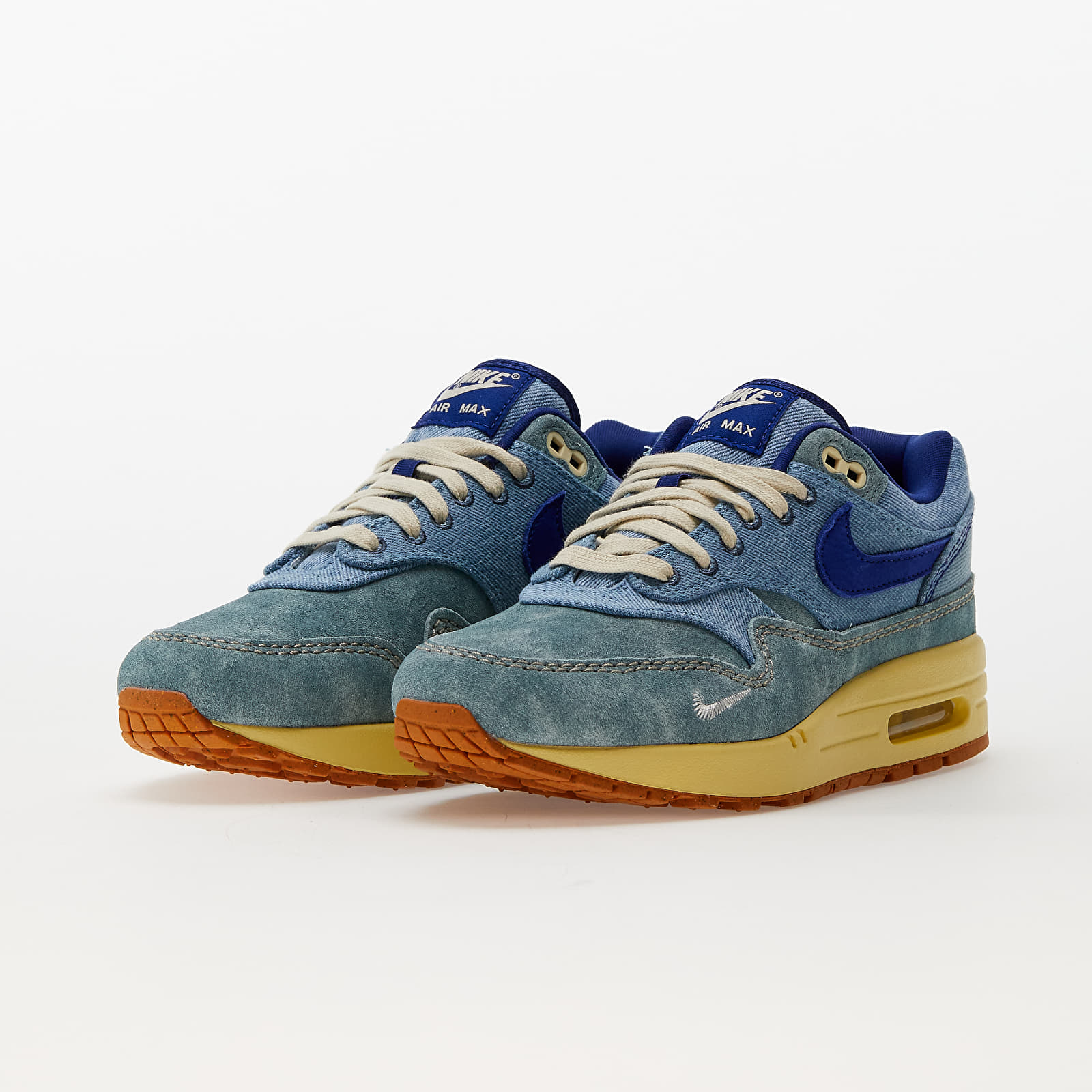 Men s shoes Nike Air Max 1 Premium Mineral Slate Deep Royal Blue