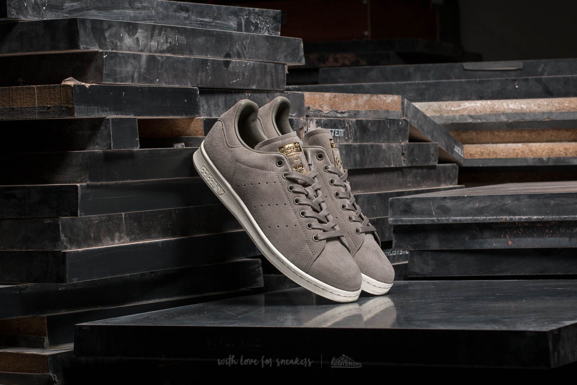 Pánske tenisky a topánky adidas Stan Smith Trace Cargo/ Trace Cargo/ Off White