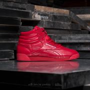 Chaussures et baskets femme Reebok Freestyle Hi OG Lux Excellent Red Grey Gold Footshop