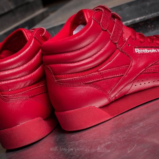 Reebok freestyle outlet hi hombre rojas