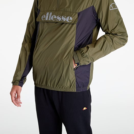 Vestes Ellesse Aceras OH Jacket Khaki Black Footshop