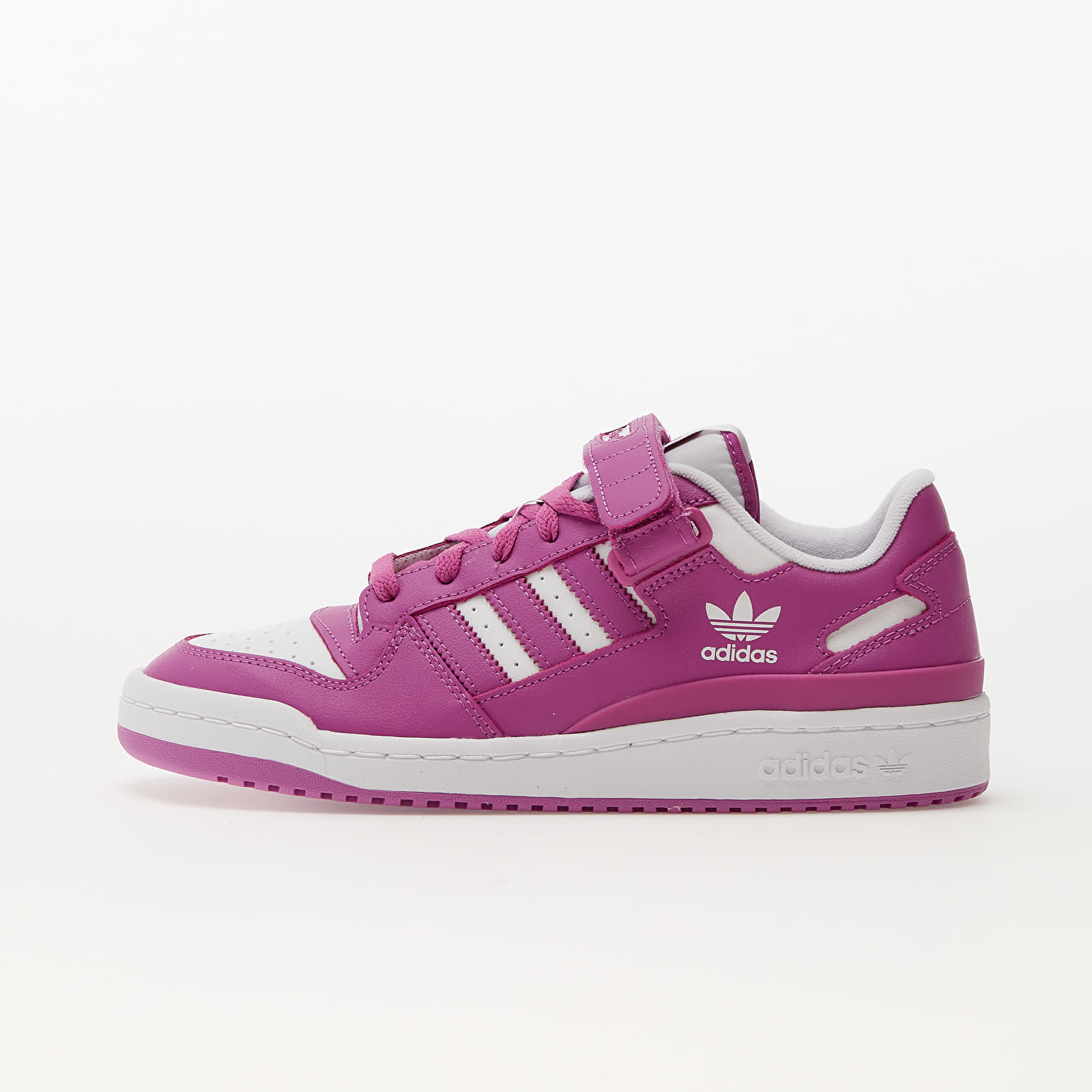 Zapatillas Hombre adidas Forum Low Ftw White/ Semi Purple Lime/ Ftw White