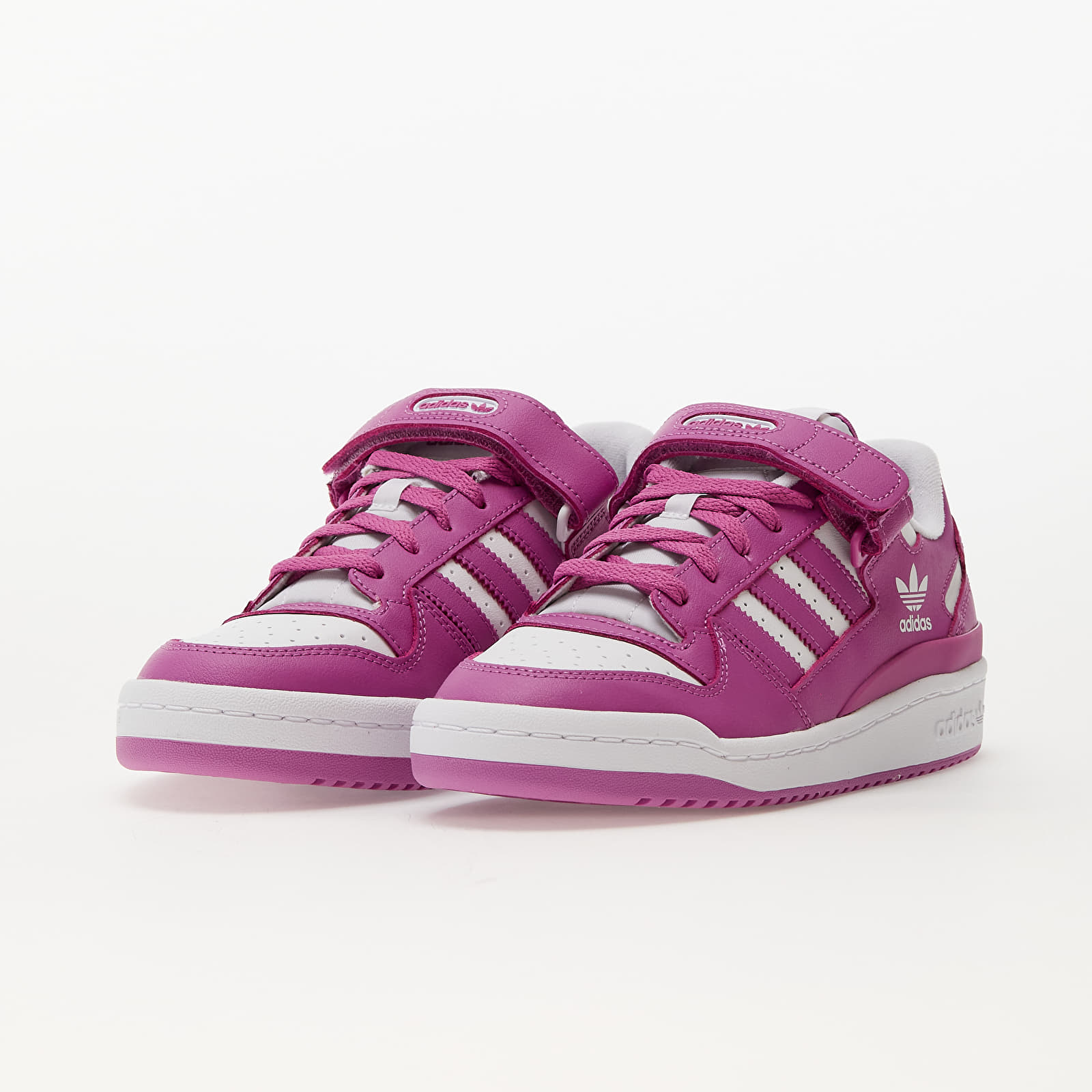 Moški čevlji adidas Forum Low Ftw White/ Semi Purple Lime/ Ftw White