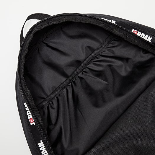 Jordan 12 backpack black and white clearance