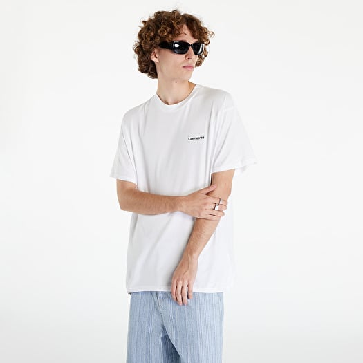Tricou Carhartt WIP S/S Script Embroidery T-Shirt White