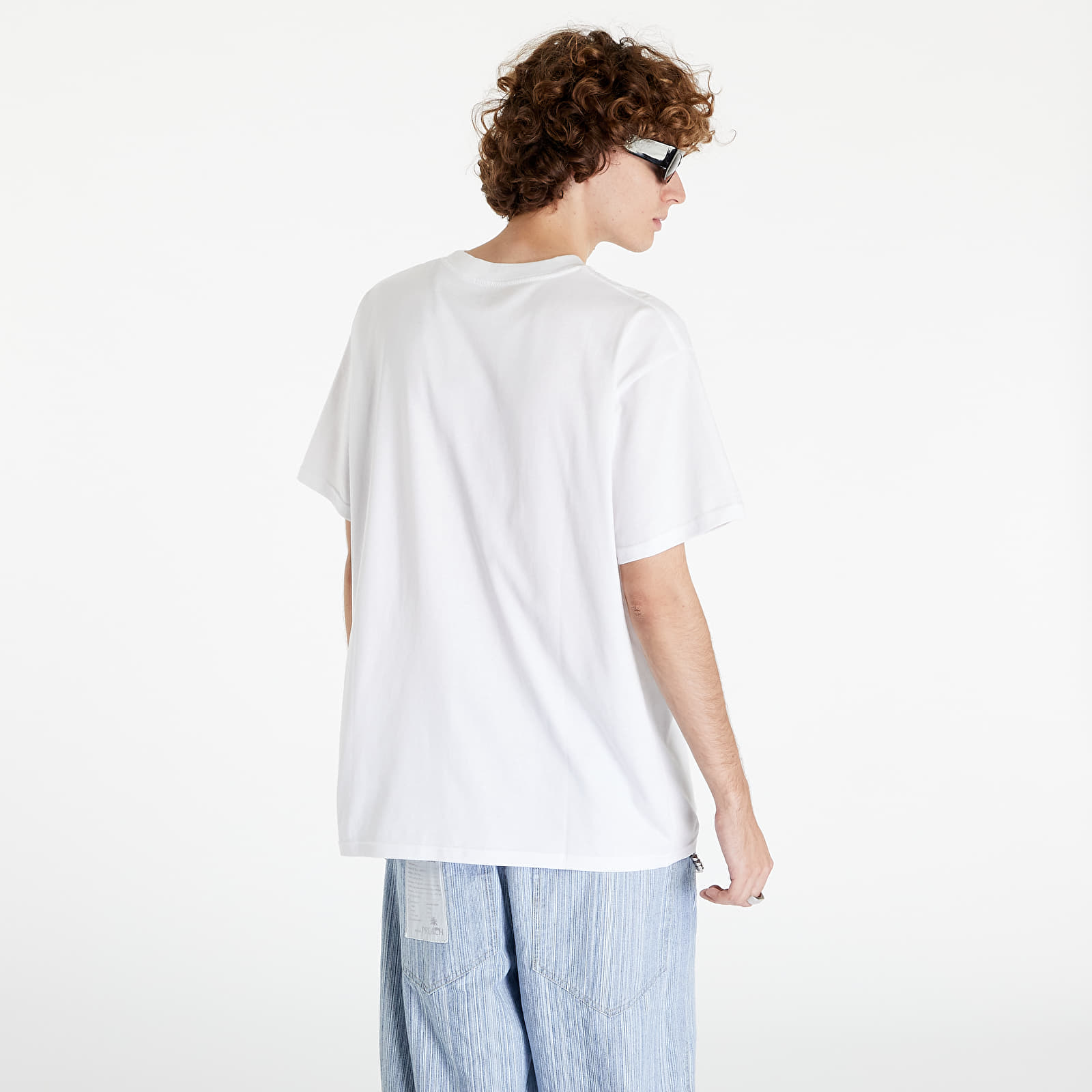 Pólók Carhartt WIP S/S Script Embroidery T-Shirt White