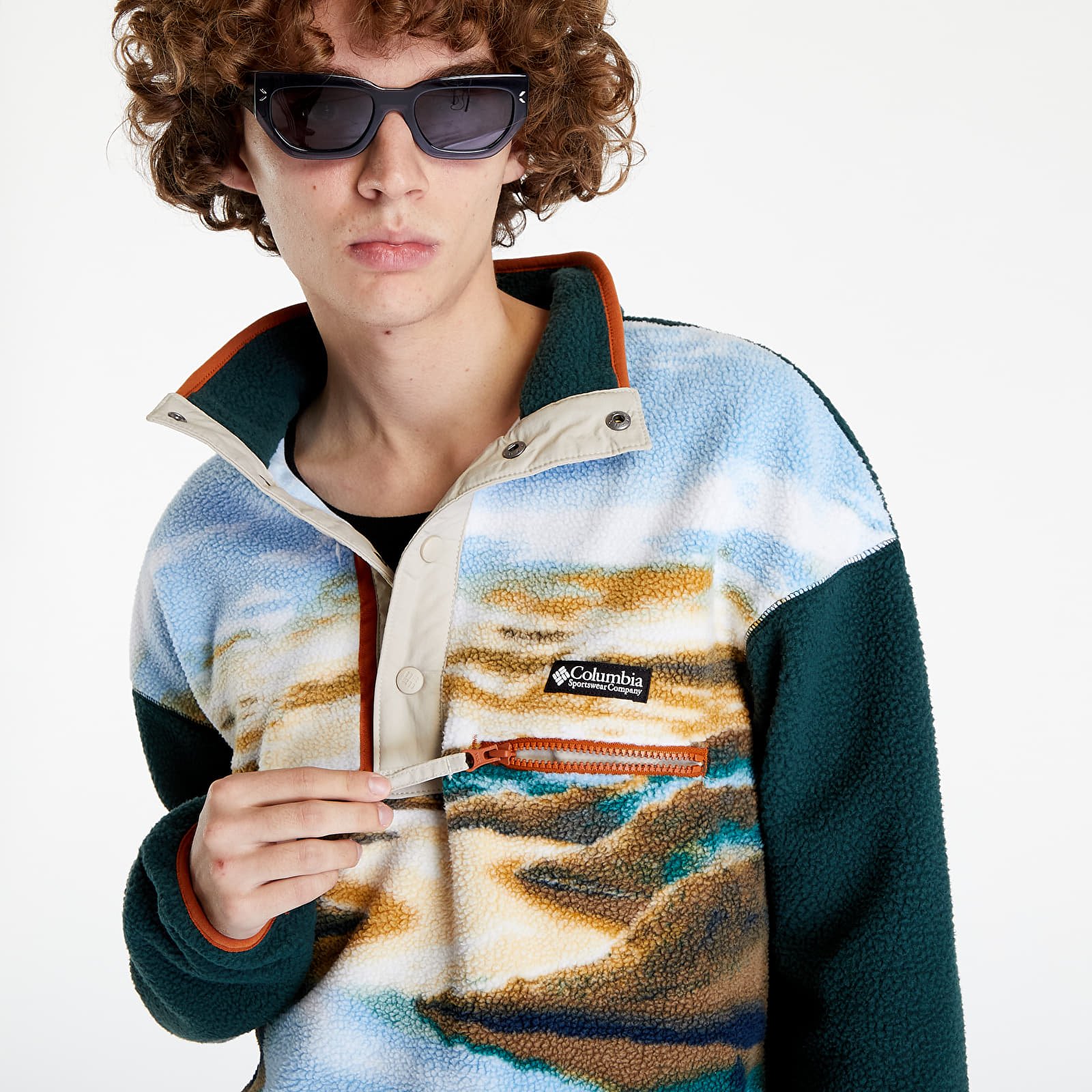 Hettegensere og sweatshirts Columbia Helvetia™ Half Snap Fleece Warm Copper CRG