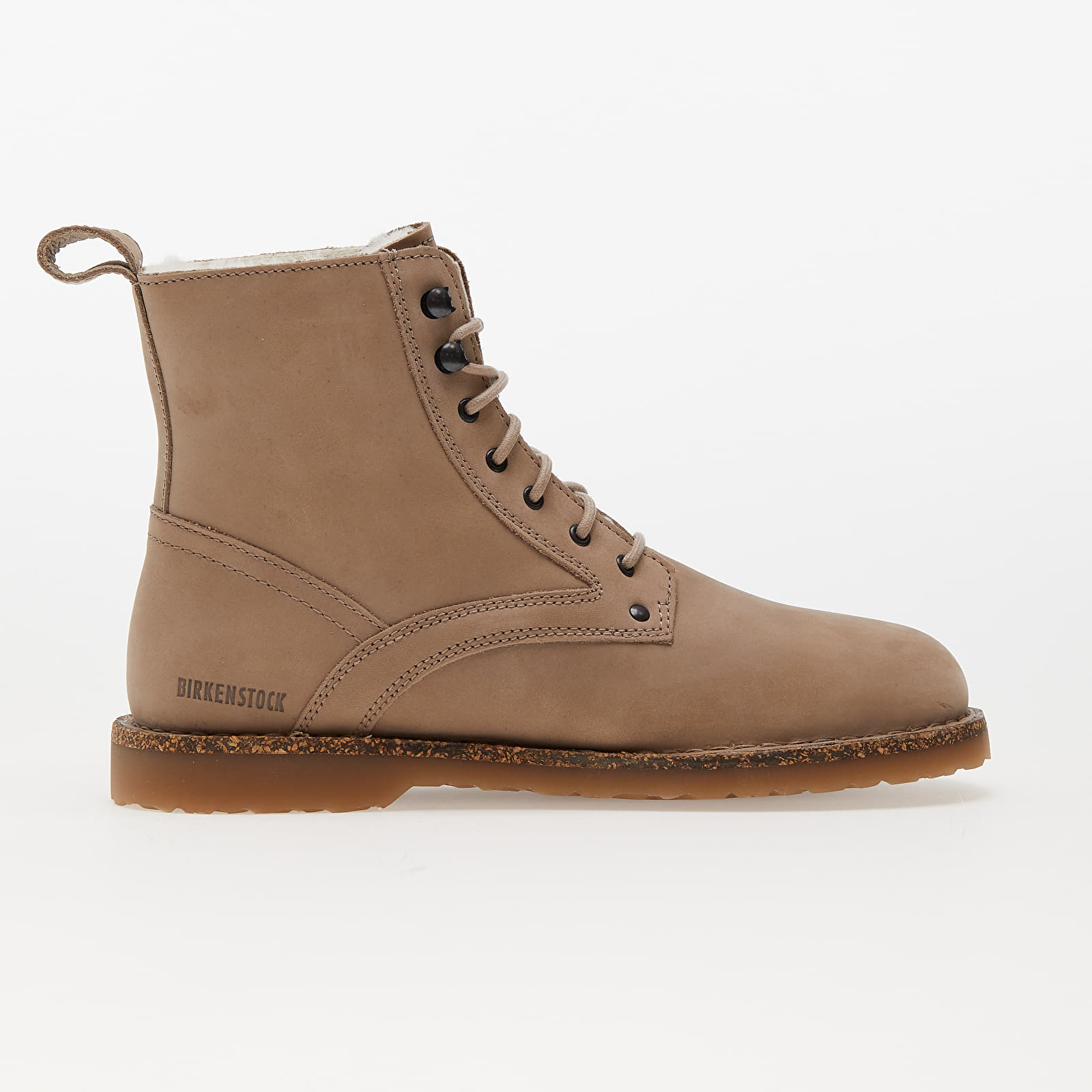 Buty damskie Birkenstock Bryson Shearling LENU Beige Taupe