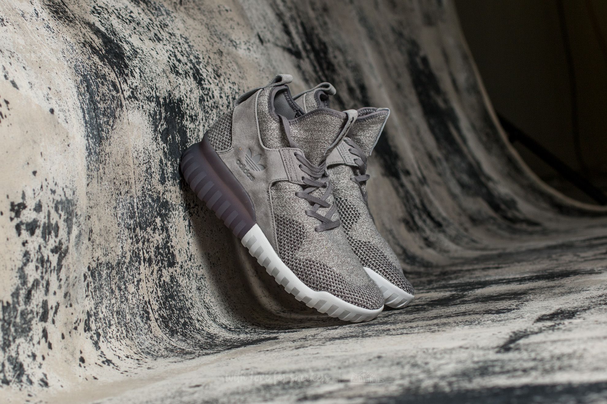 Men s shoes adidas Tubular X Primeknit Solid Grey Utility Black Crystal White Footshop