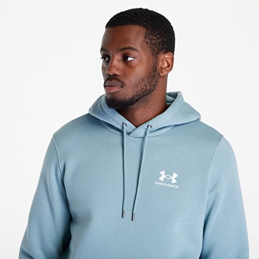 Sweatjacken und Sweatshirts Under Armour Essential Fleece Hoodie Fresco Green White Footshop
