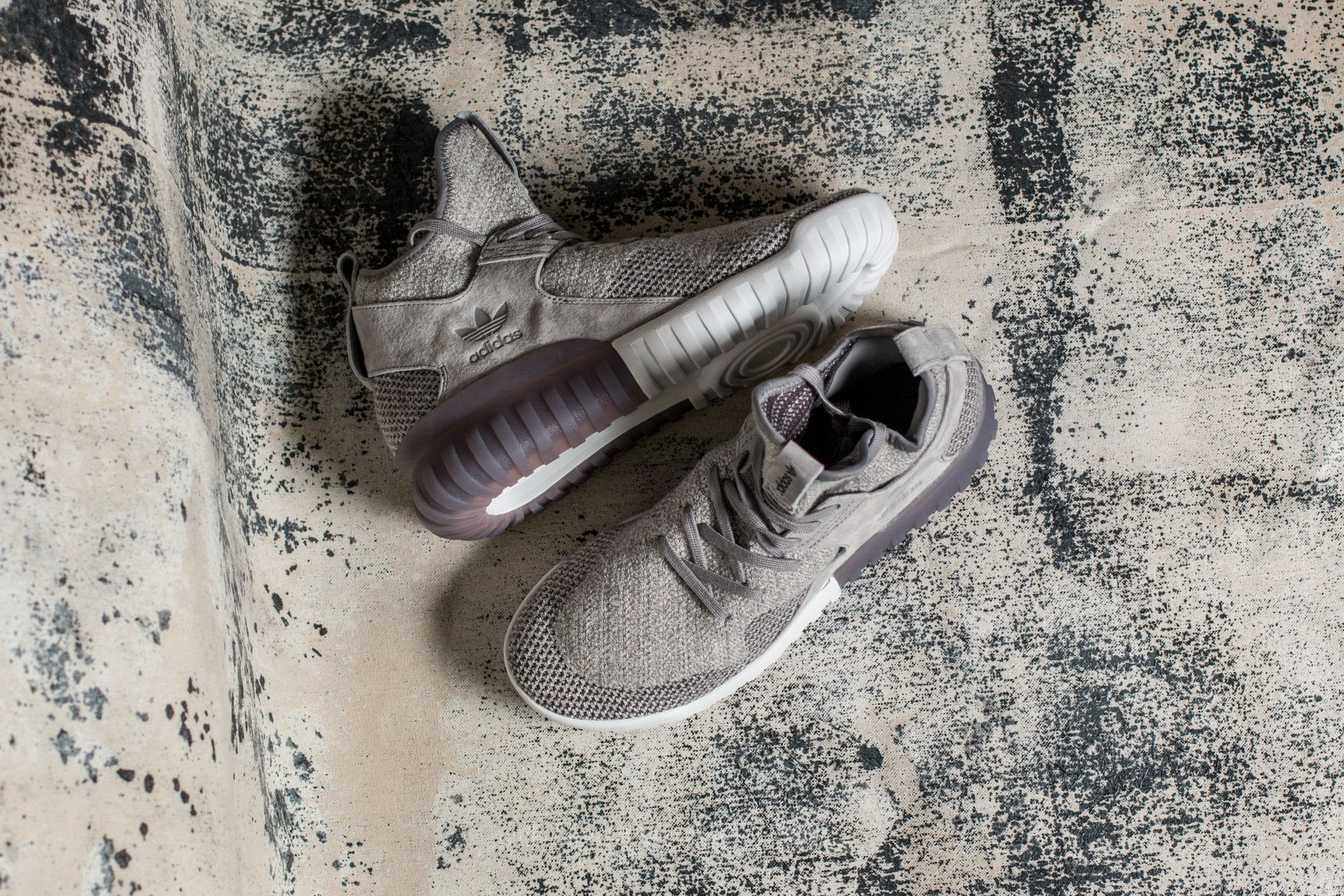 Herren Sneaker und Schuhe adidas Tubular X Primeknit Solid Grey Utility Black Crystal White Footshop