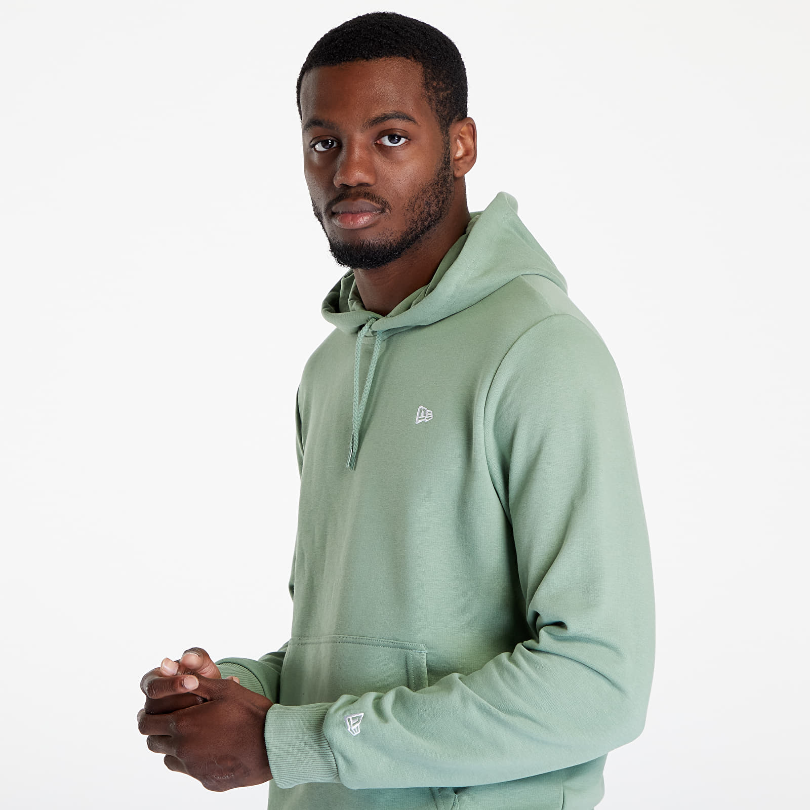 Kapucnis pulóverek és pulcsik New Era Essential Flag Hoody Jade/ White