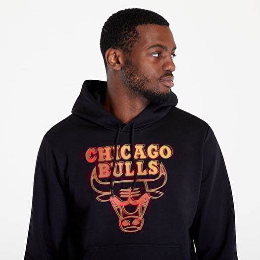 Sweatshirts New Era NBA Neon Fade Hoody Chicago Bulls Black FDR