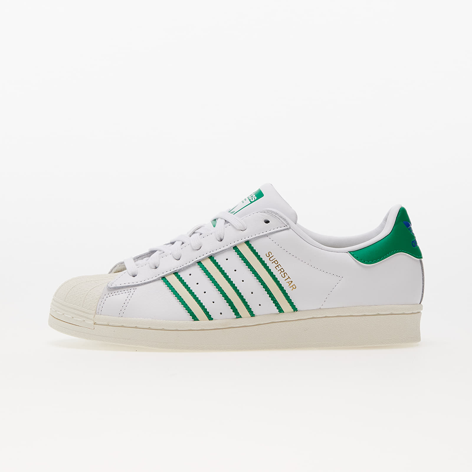 Herren Sneaker und Schuhe adidas Superstar Ftw White/ Off White/ Green