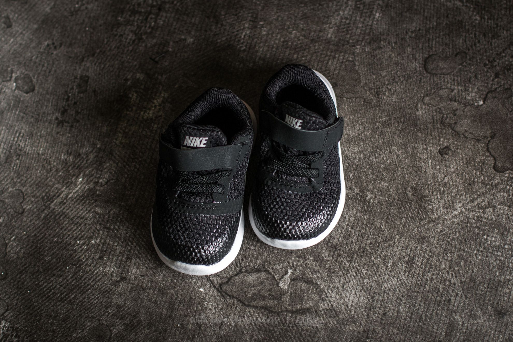 Detské tenisky a topánky Nike Free Run (TDV) Black/ Metallic Silver