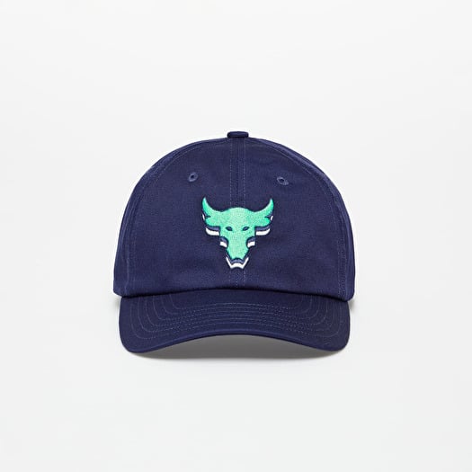 Kšiltovka Under Armour Youth Project Rock Adj Midnight Navy/ Extreme Green