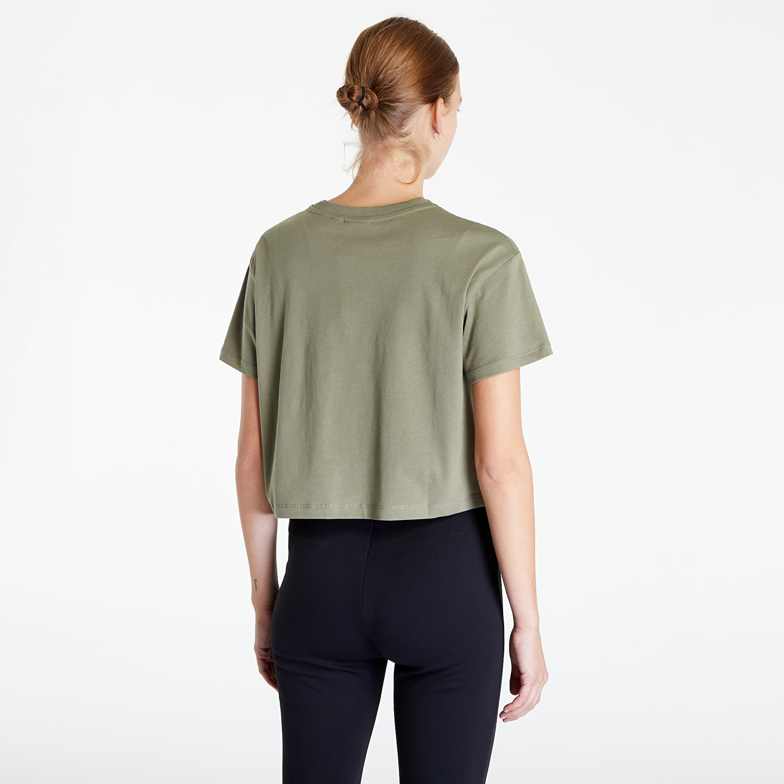 Magliette Napapijri S-Cold Ss Crop Tee Green Lichen