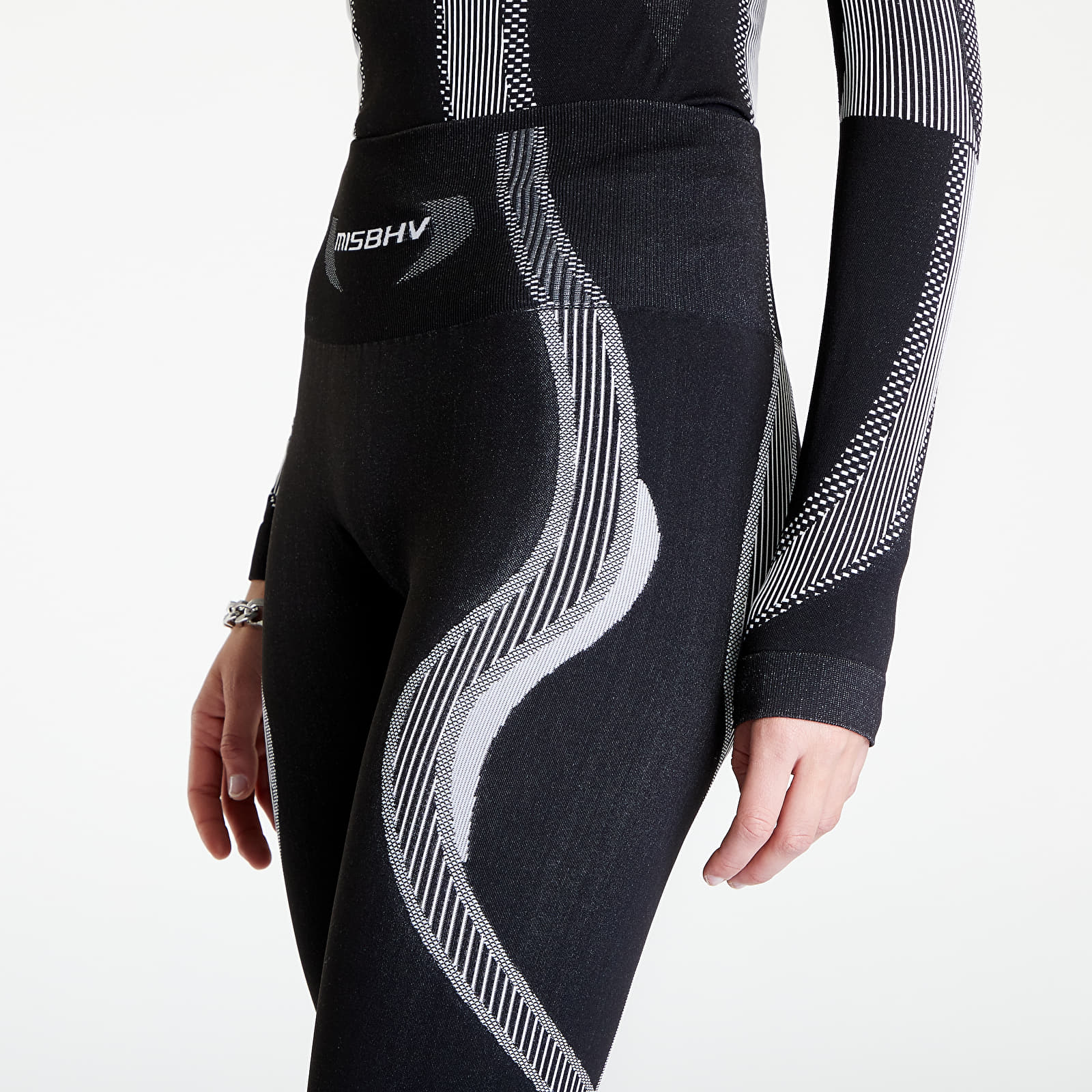 Leggings MISBHV Sport Active Seamless Leggings Black White Footshop