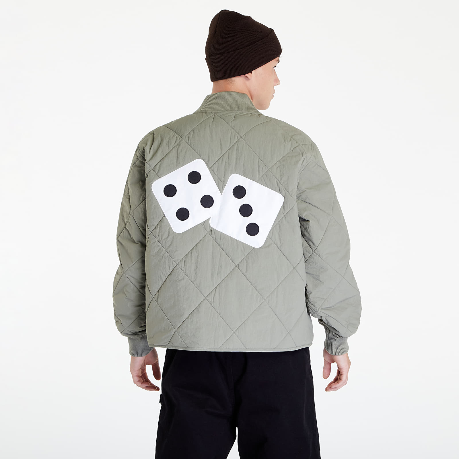 Jackets and Coats Stüssy Dice Quilted Liner Jacket Olive