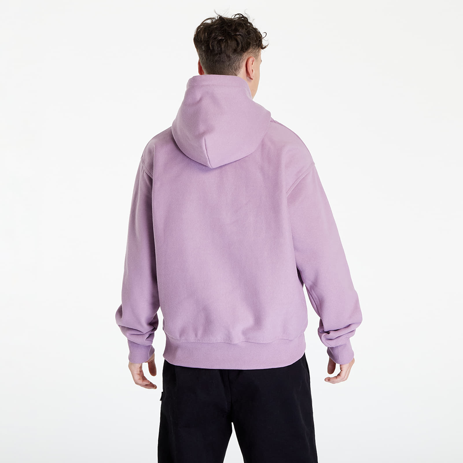 Hoodies and sweatshirts St ssy Stock Logo Applique Hoodie Orchid