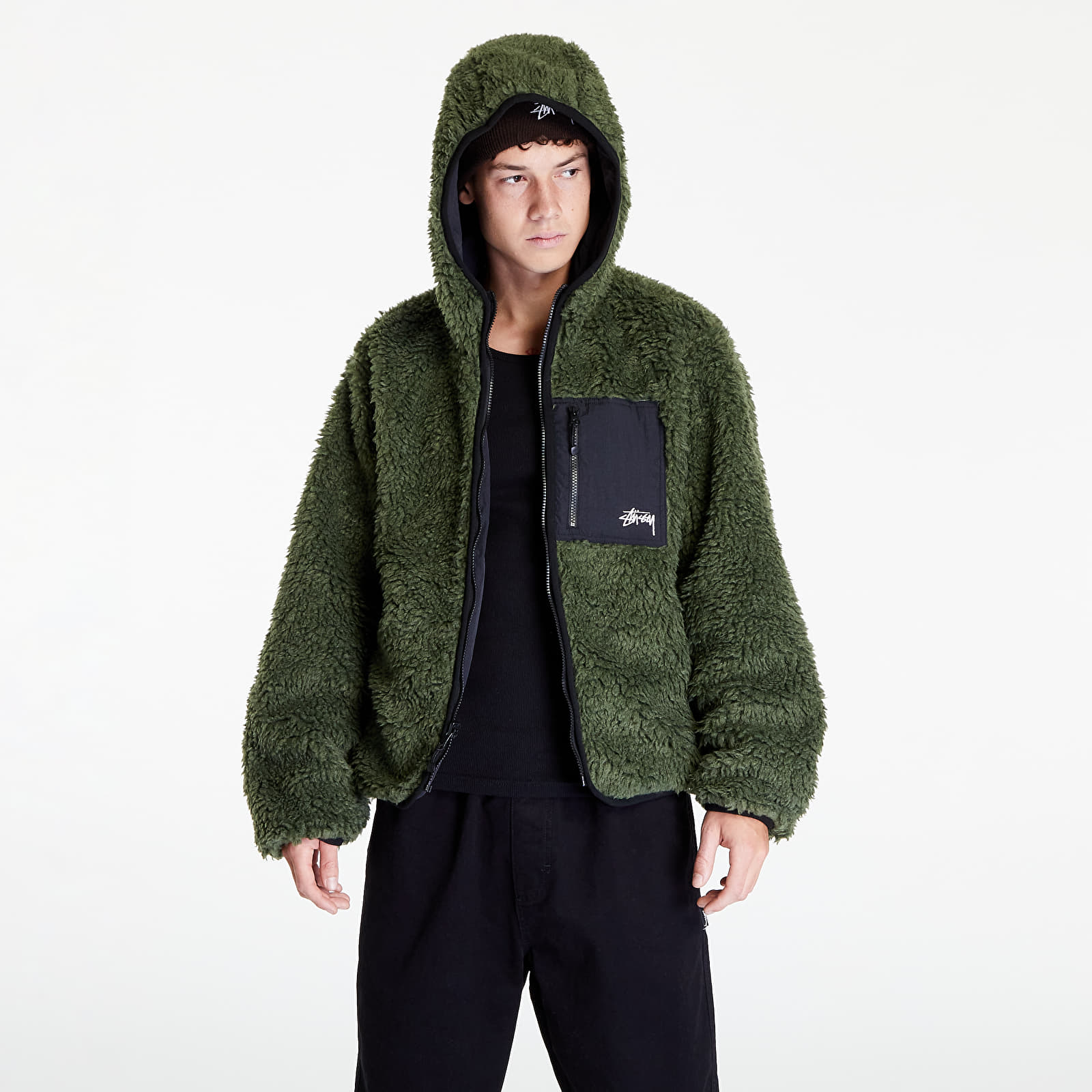 Jakker Stüssy Sherpa Jacket Olive