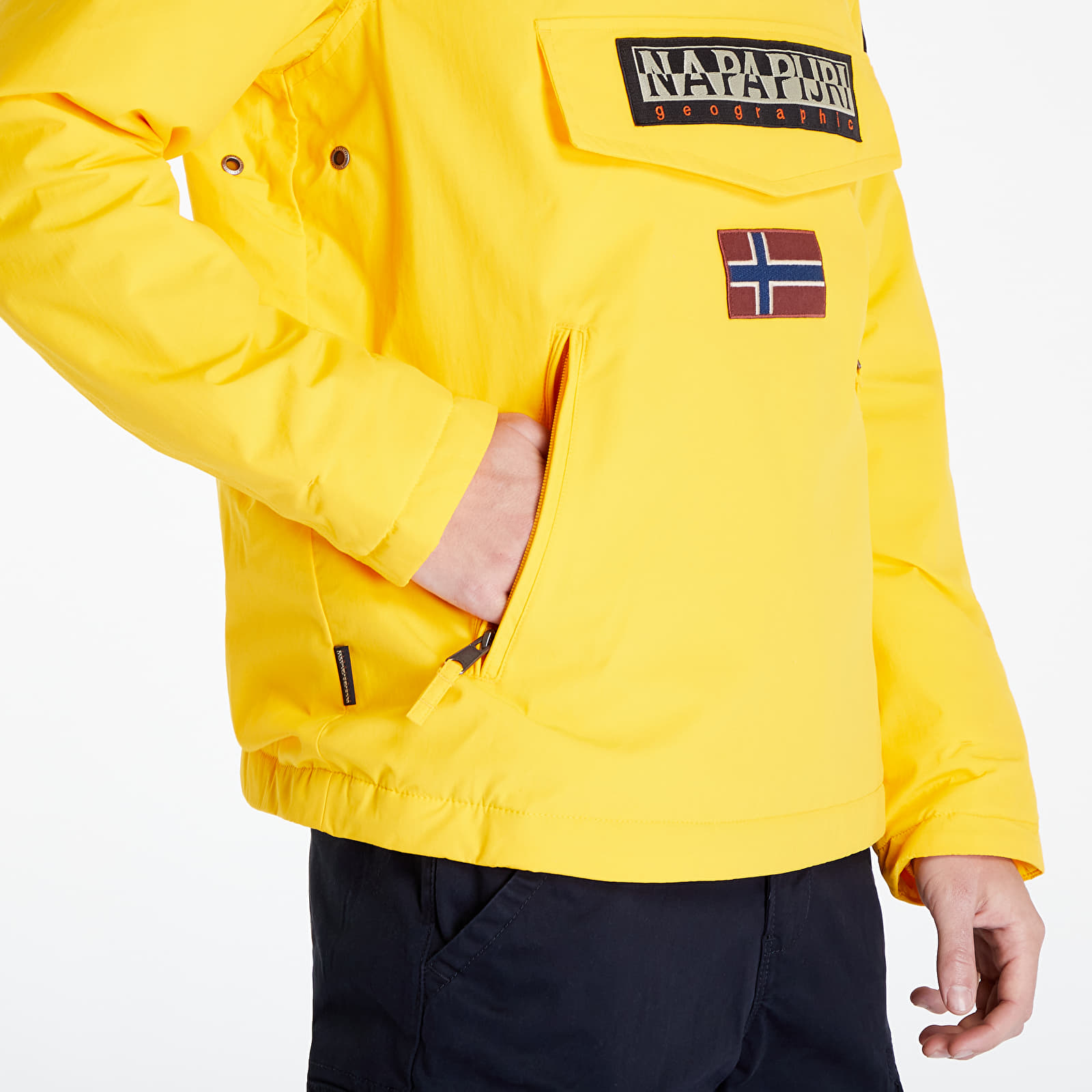 Bundy Napapijri Rainforest Pocket 2 Jacket Yellow Ray