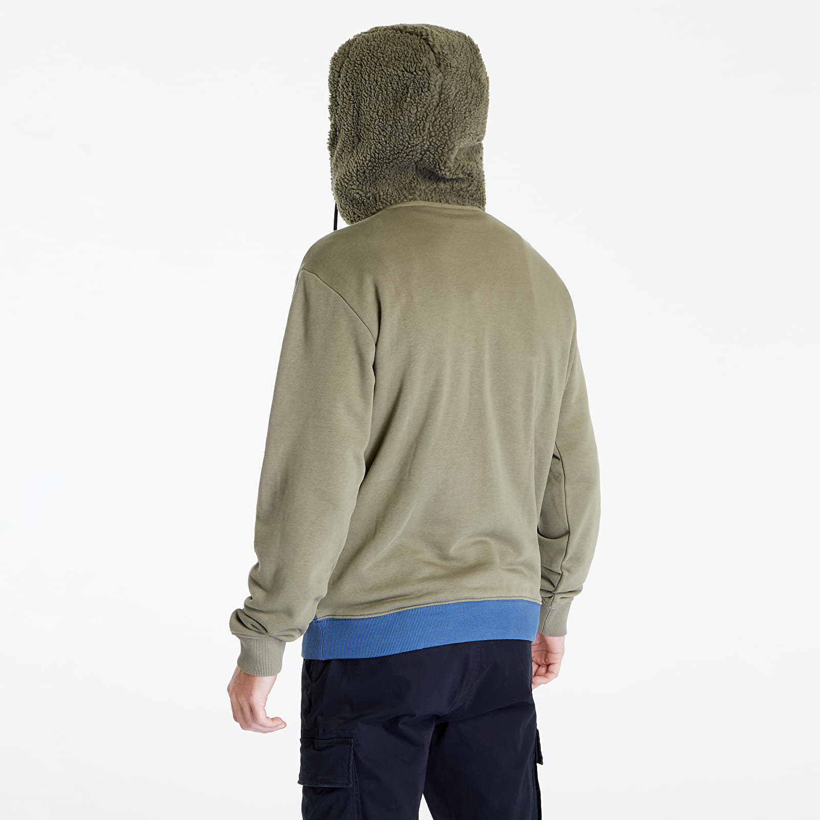Puloverji   Napapijri B-Course Half Zip Hoodie Green Lichen