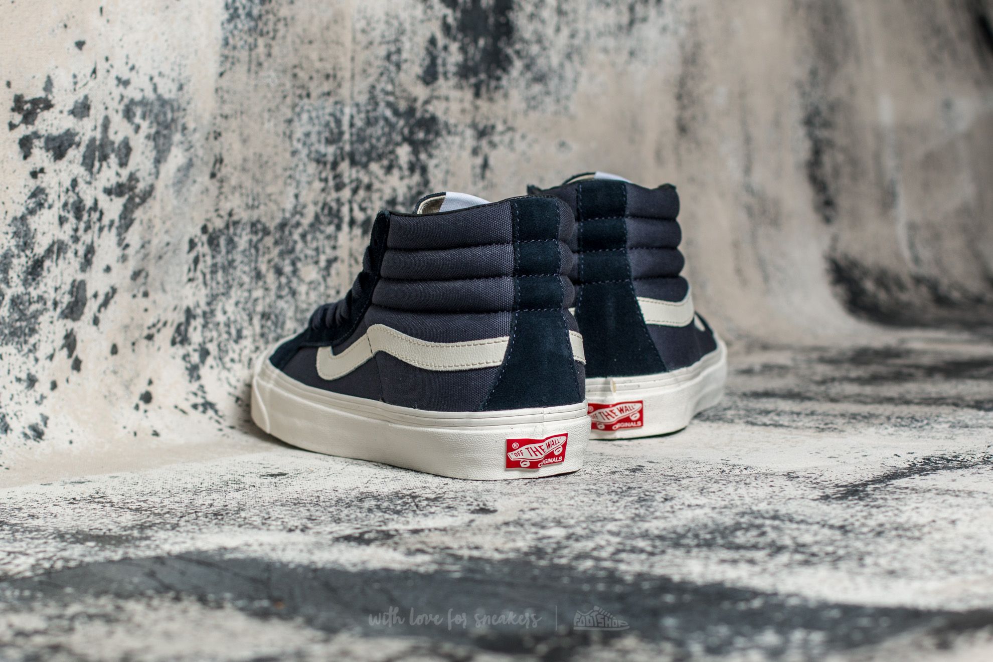 Zapatillas Hombre Vans OG Sk8-Hi LX (Suede/ Canvas) Blue Night