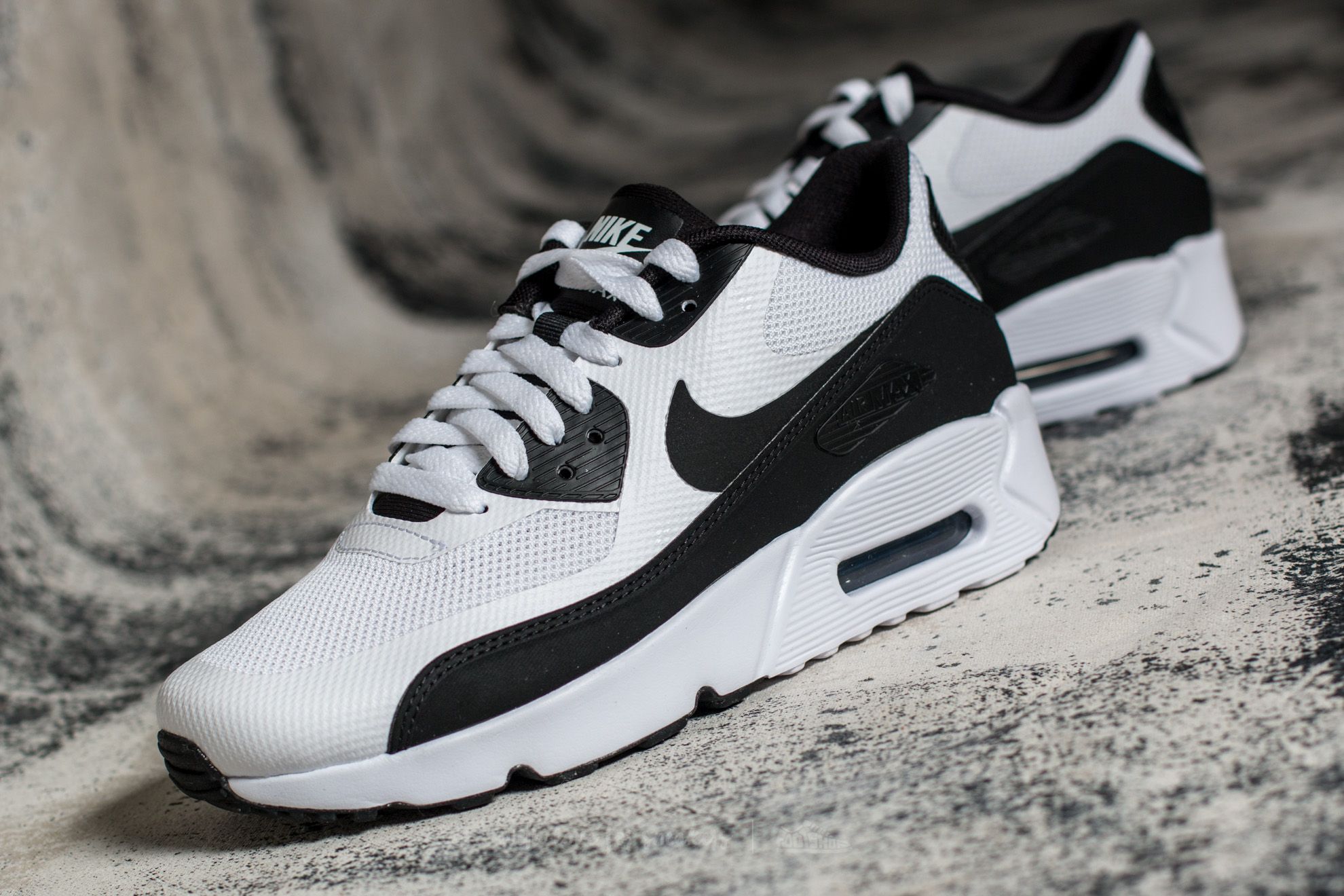 Nike air max 90 ultra cheap white and black