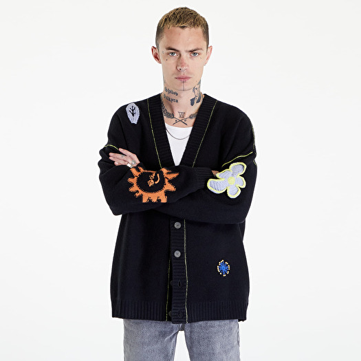 McQ Oversized Cardigan Darkest Black | Footshop