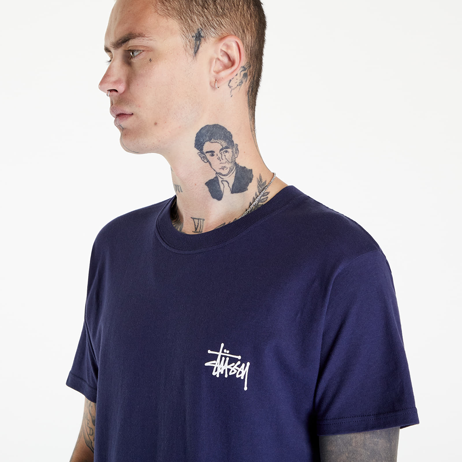 T-shirts Stüssy Basic Stussy Tee Navy