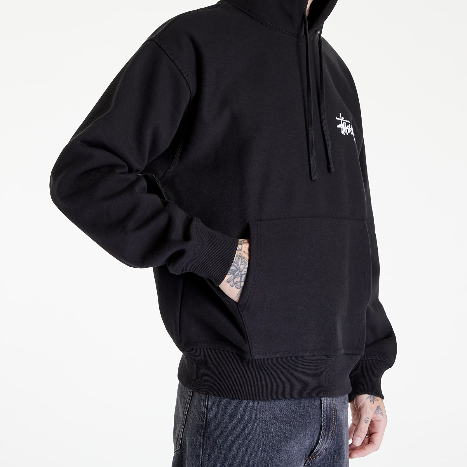 Hoodies and sweatshirts  Stüssy Basic Stussy Hoodie Black