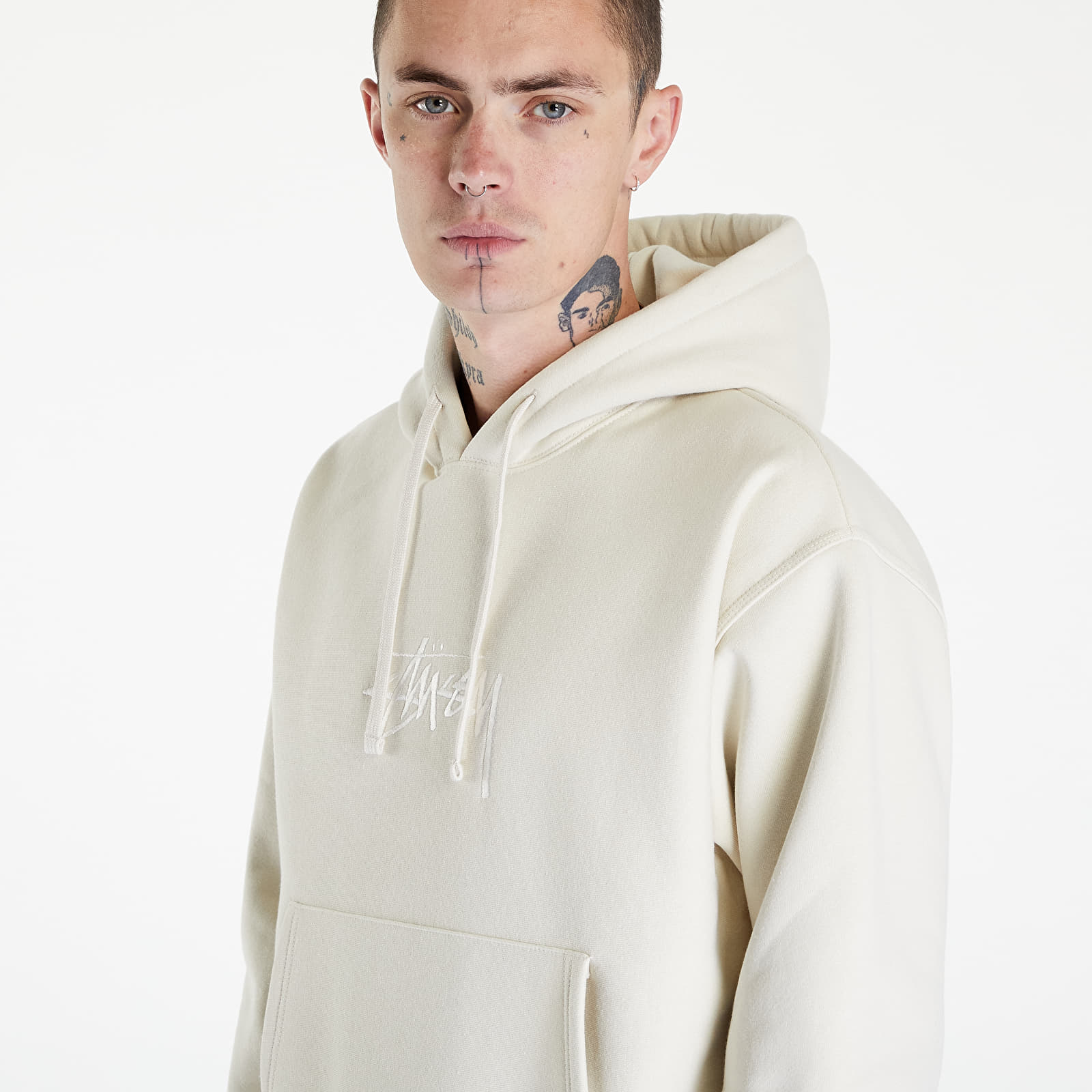 Stussy basic copyright shop applique hood