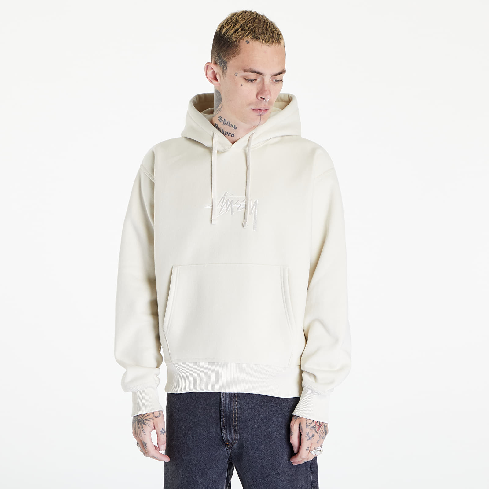 Stussy stock new arrivals applique hoodie