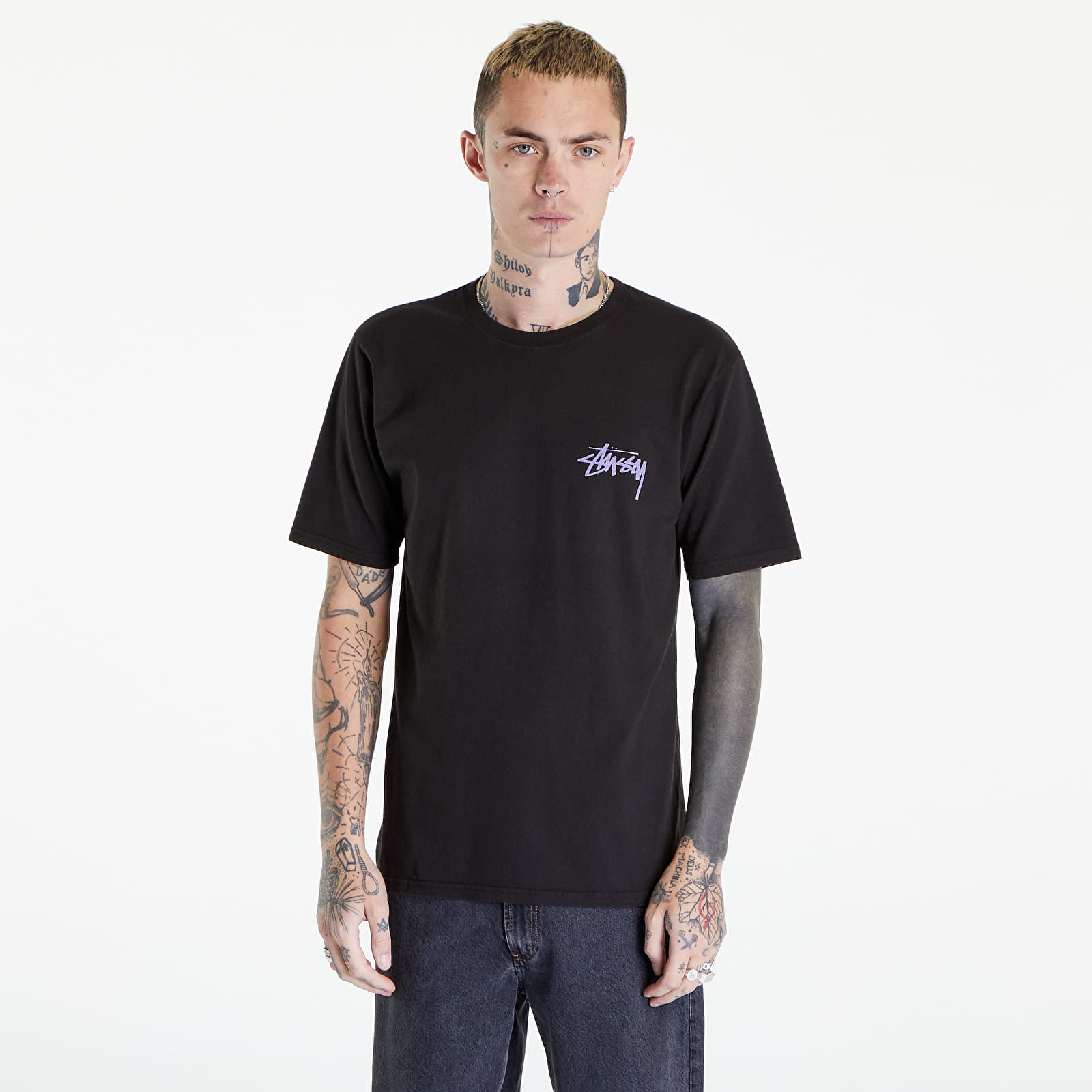 T-shirts Stüssy Skate Posse Pigment Dyed Tee Black | Footshop