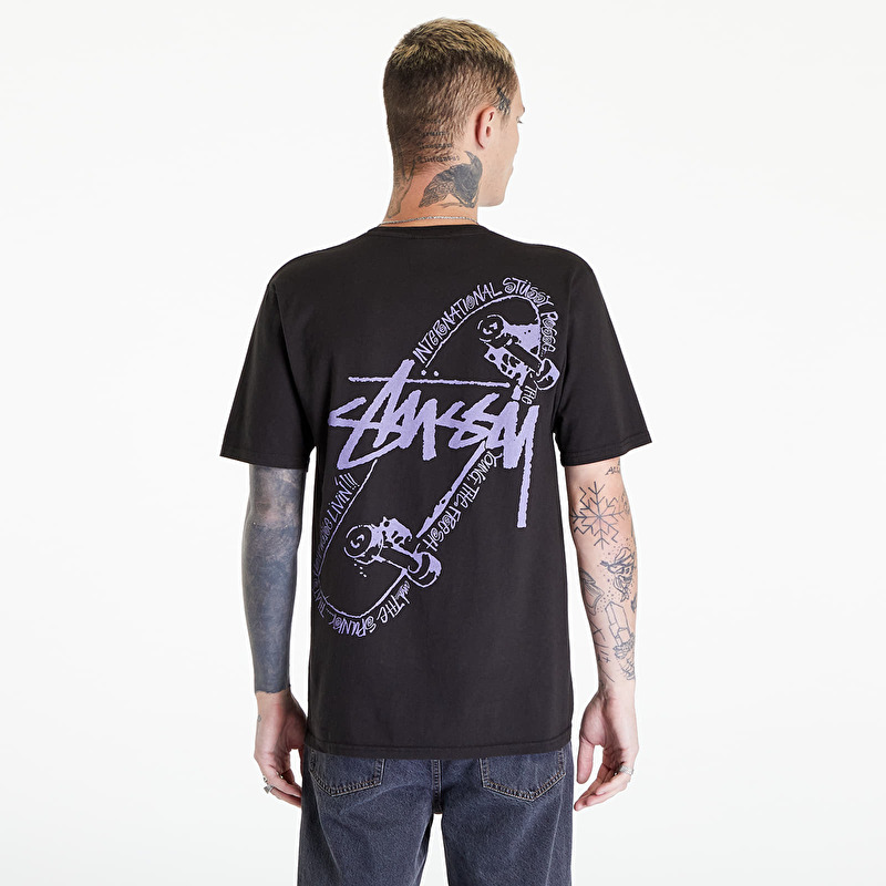 T-shirts Stüssy Skate Posse Pigment Dyed Tee Black (1904832 black