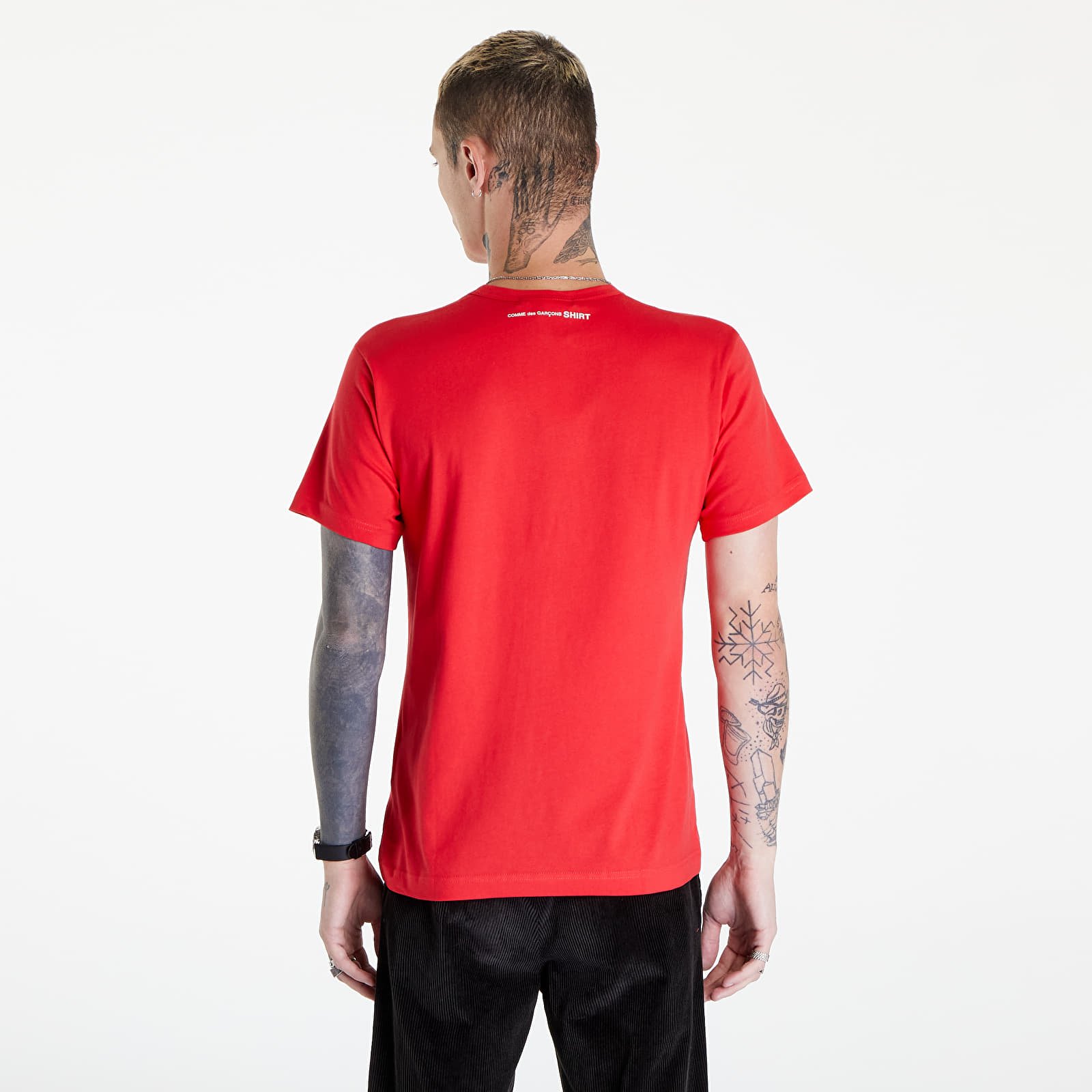 Cdg discount red shirt