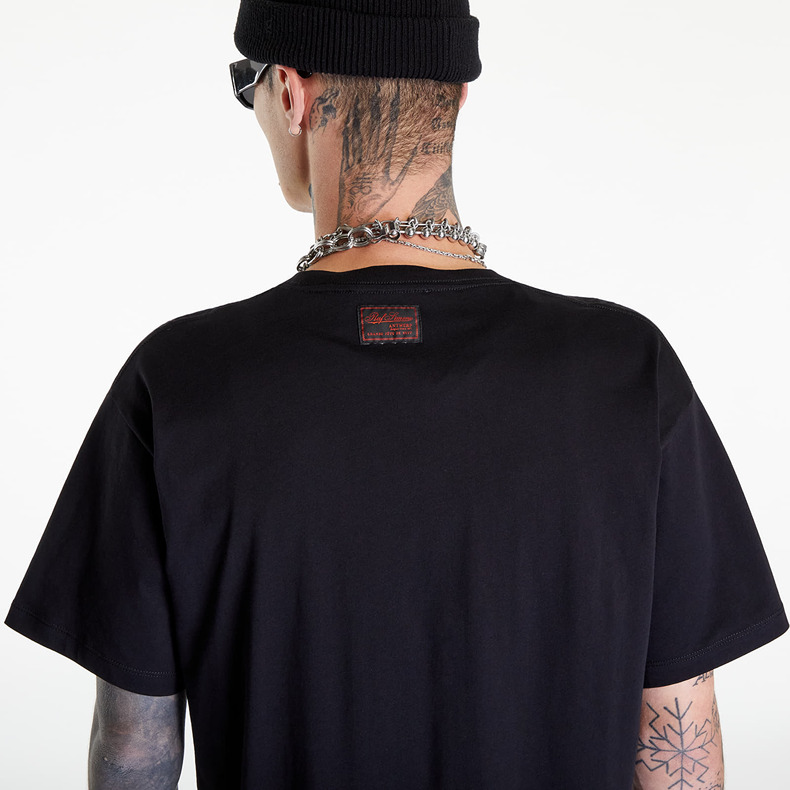 T-shirts Raf Simons Big Fit T-Shirt With Ghost Print On