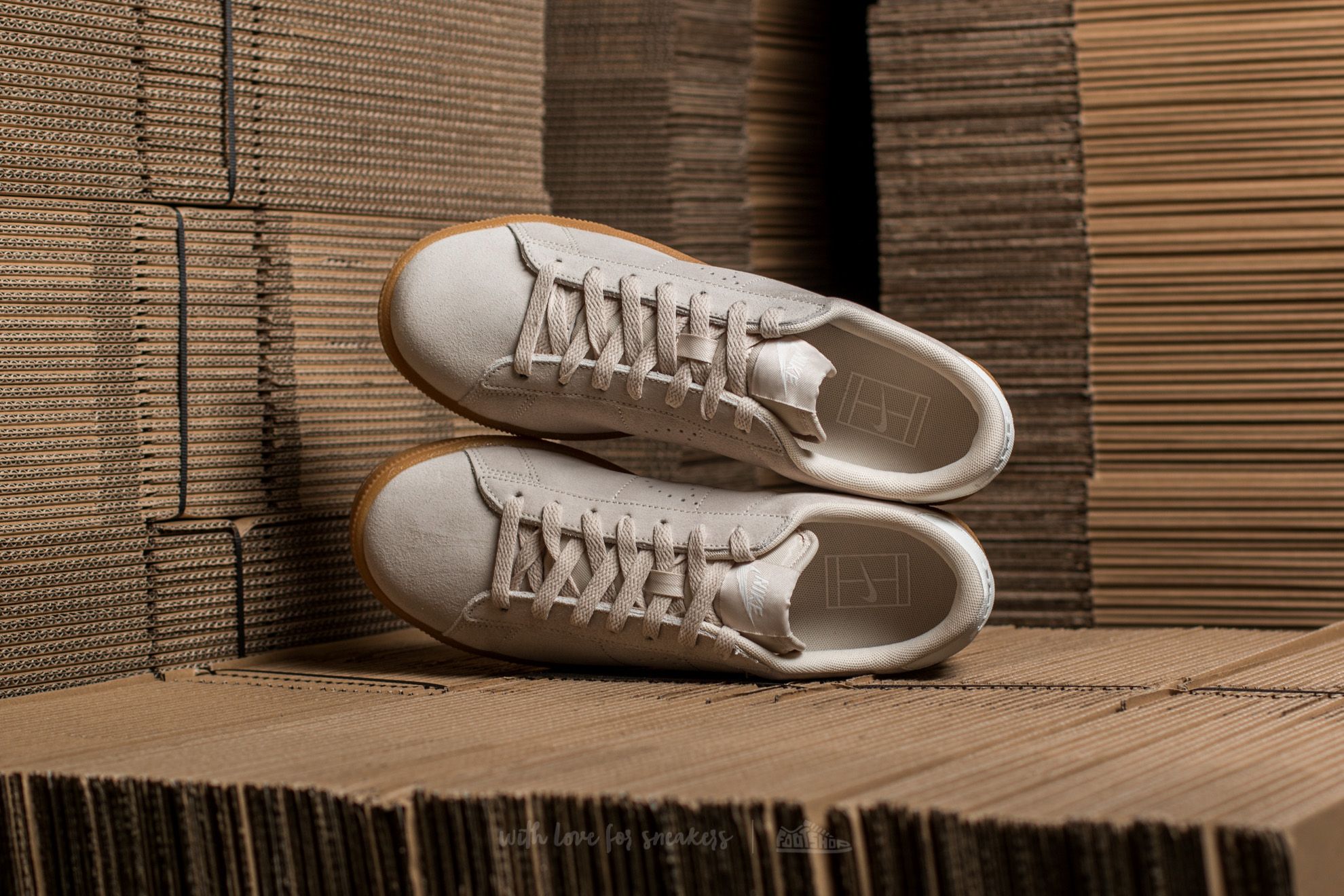 Scarpe uomo Nike Tennis Classic CS Suede Oatmeal/ Oatmeal-Ivory