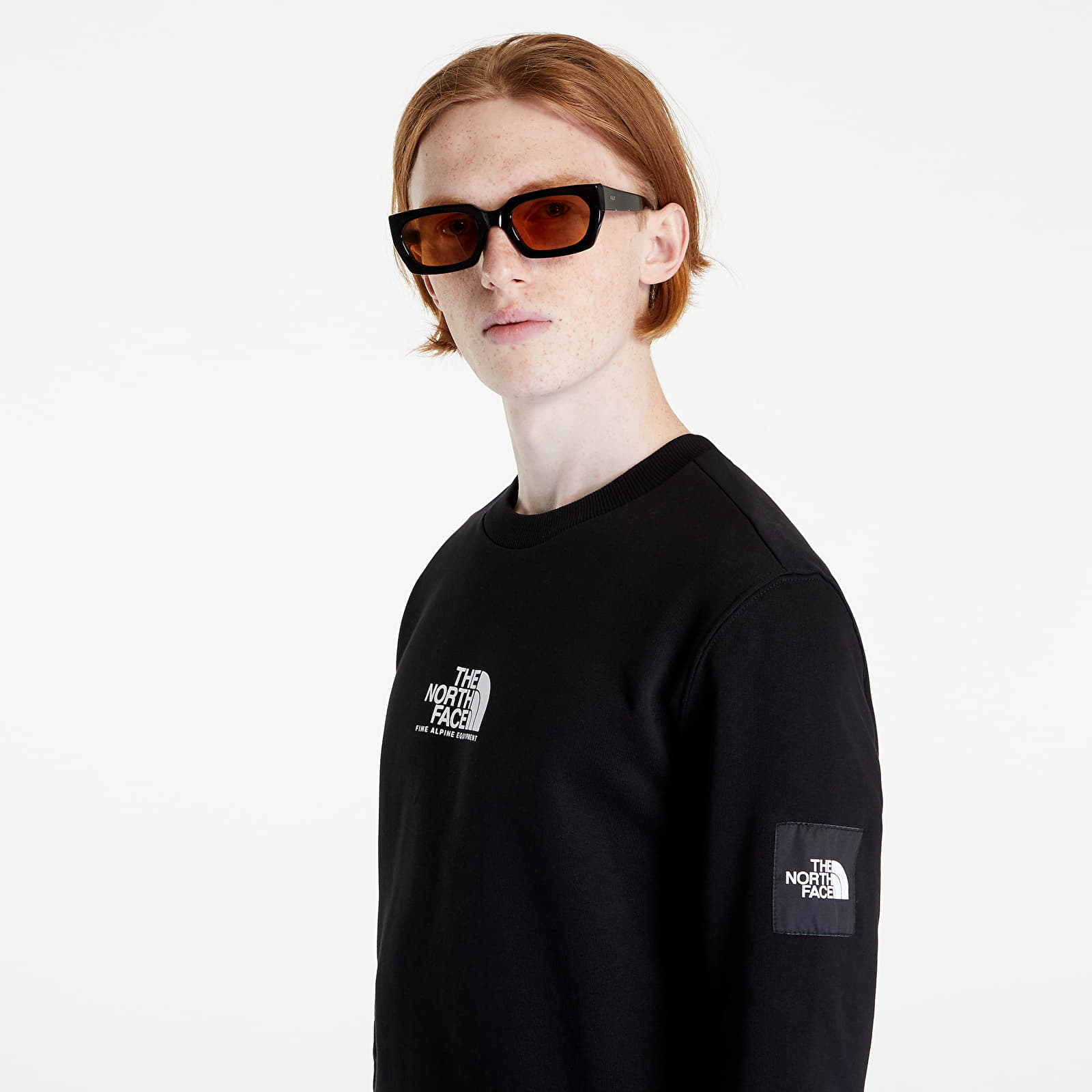 Sweatjacken und Sweatshirts The North Face M Seasonal Fine Crew Tnf Black Footshop