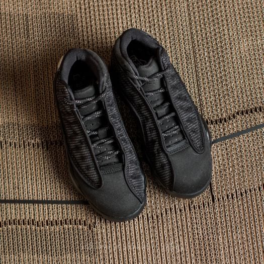 Nike air jordan 13 retro txt black cat top